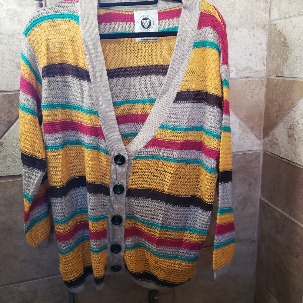 Urban Outfitters multi-color button up cardigan Size S